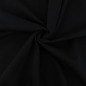 Birch Fabrics 100% Cotton French Terry - Black