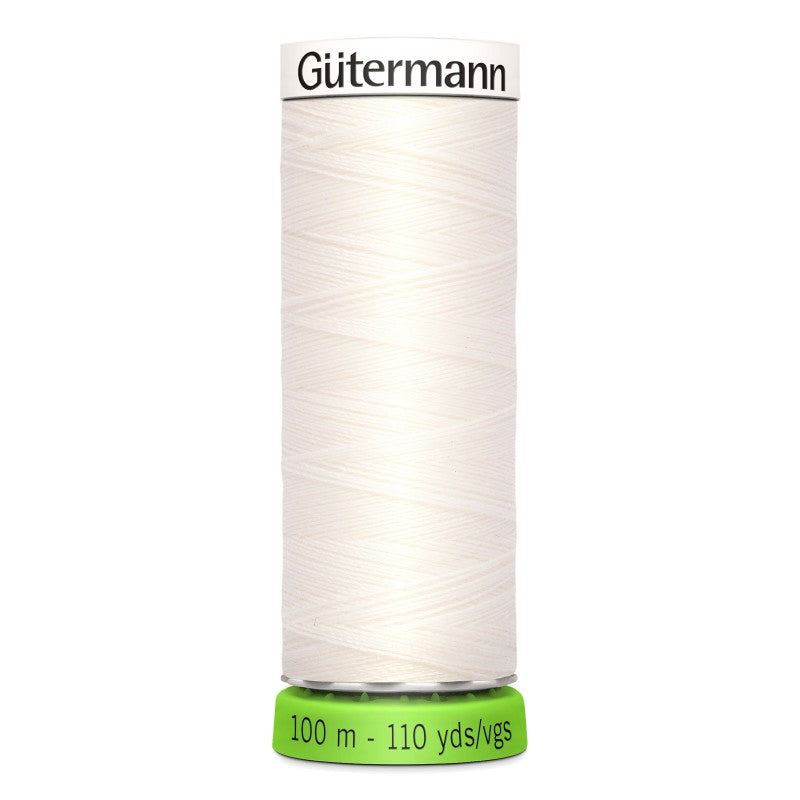 Gutermann rPET 100% Recycled Polyester Thread, 110yd - 111 Oyster