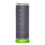 Gutermann rPET 100% Recycled Polyester Thread, 110yd - 701 Rail Gray